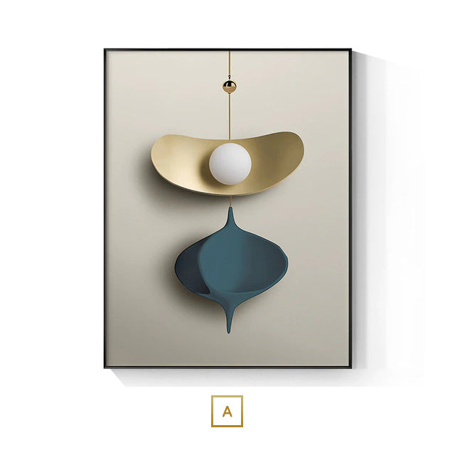 Moderne Ästhetik Abstrakte Goldene Perle Mond Wandkunst Feine Kunst Leinwanddruck Fließende Pendelbilder Für Luxuriöse Wohnzimmer Schlafzimmer Kunstdekoration