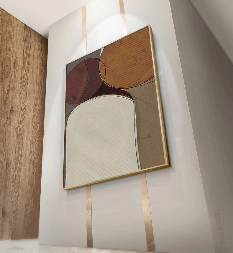 Moderne Farbkurven Abstrakte Geometrische Wandkunst Feine Kunst Linienkunst Leinwanddrucke Bilder Für Wohnzimmer Schlafzimmer Kunst Für Zeitgenössische Innenräume