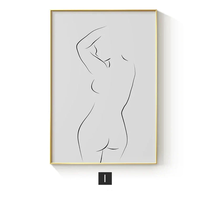 Moderne Farbkurven Abstrakte Geometrische Wandkunst Feine Kunst Linienkunst Leinwanddrucke Bilder Für Wohnzimmer Schlafzimmer Kunst Für Zeitgenössische Innenräume