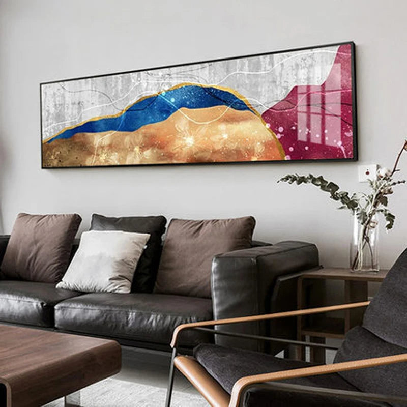Moderne Farben Dunkle Abstrakte Wandkunst Feine Kunst Leinwanddrucke Breitformatige Bilder Für Über Dem Sofa Bilder Für Über Dem Bett