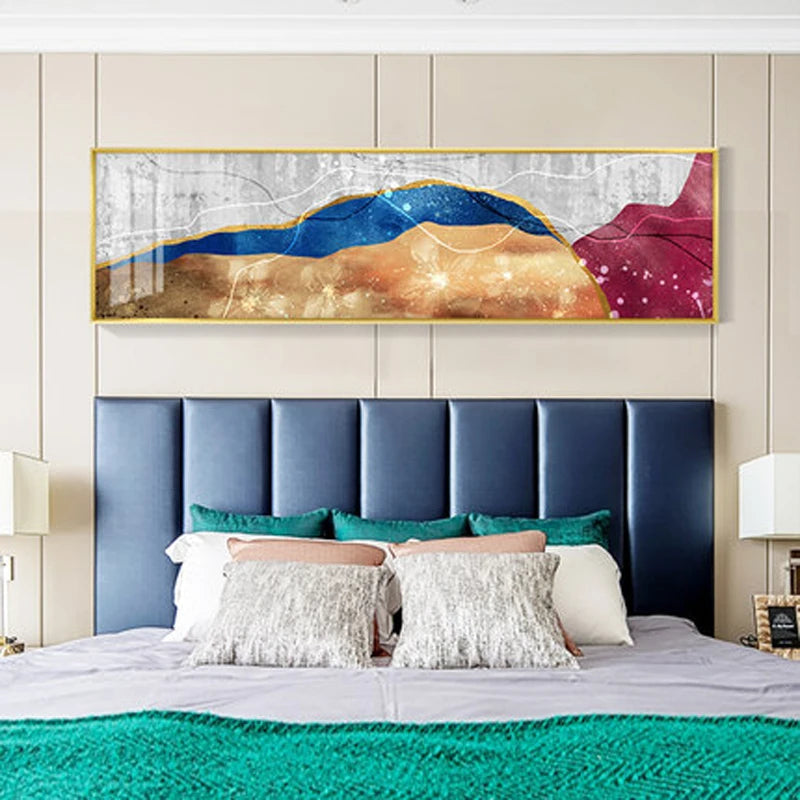 Moderne Farben Dunkle Abstrakte Wandkunst Feine Kunst Leinwanddrucke Breitformatige Bilder Für Über Dem Sofa Bilder Für Über Dem Bett