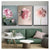 Moderne Florale Rosa Blüten Wandkunst Fine Art Leinwanddrucke Elegante Botanische Bilder Für Wohnzimmer Schlafzimmer Hotelzimmer Kunst Dekor