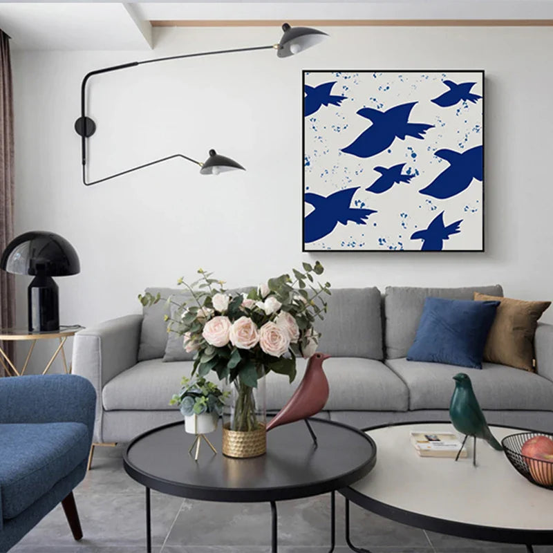 Moderne Minimalistische Abstrakte Stillleben Wandkunst Feine Kunst Leinwanddrucke Quadratisches Format Bilder Für Wohnzimmer Esszimmer Zeitgenössische Wohnkultur