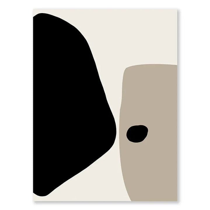 Moderne Schwarze Beige Formschöne Abstrakte Wandkunst Feine Kunst Leinwanddrucke Bilder Für Wohnzimmer Schlafzimmer Kunst Für Zeitgenössische Innenräume