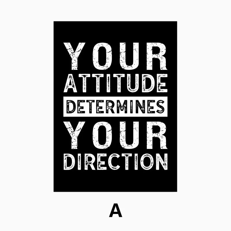 Moderne Motivationszitate Poster Schwarz Weiß Wandkunst Fine Art Leinwanddrucke Bilder Für Wohnzimmer Büro Schlafzimmer Inspirierende Kunst Deko
