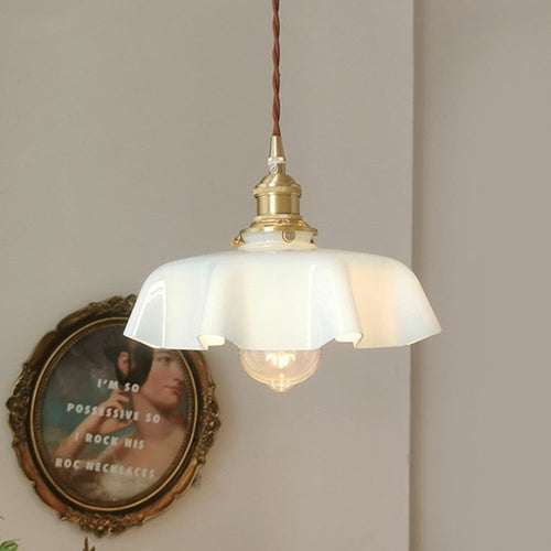 Moderne Glasband Rand Pendelleuchte | Karnz