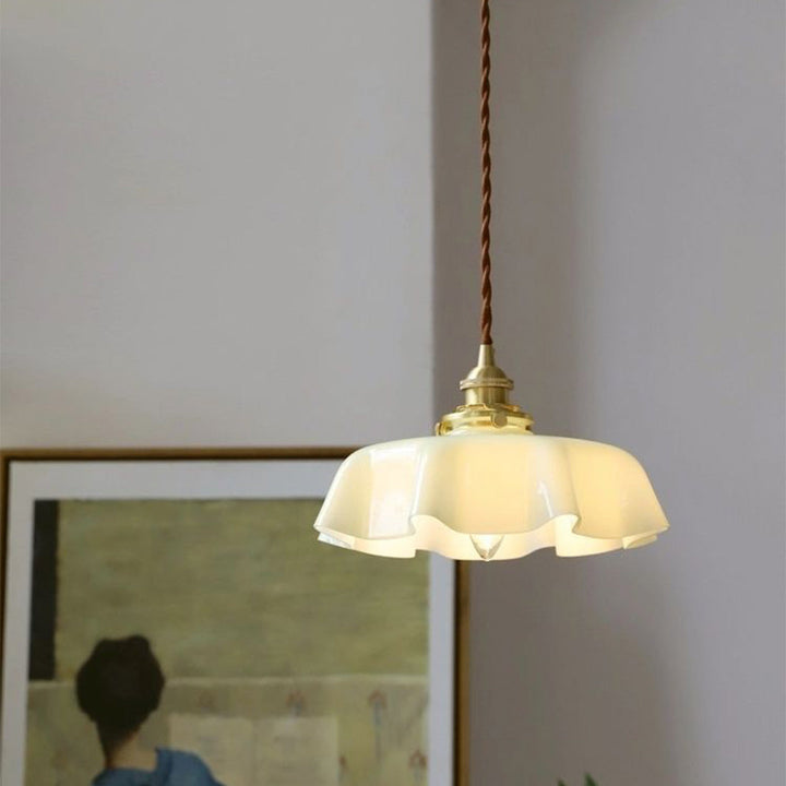 Moderne Glasband Rand Pendelleuchte | Karnz