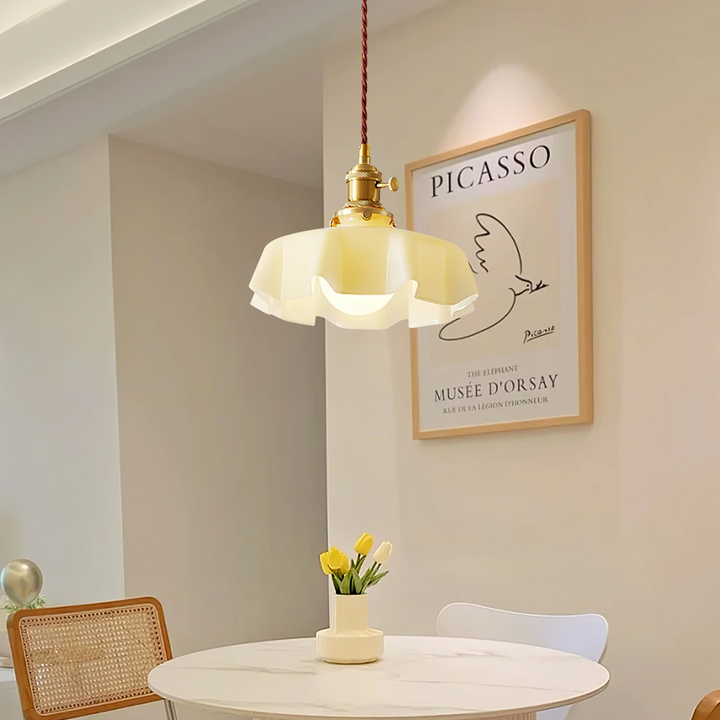 Moderne Glasband Rand Pendelleuchte | Karnz