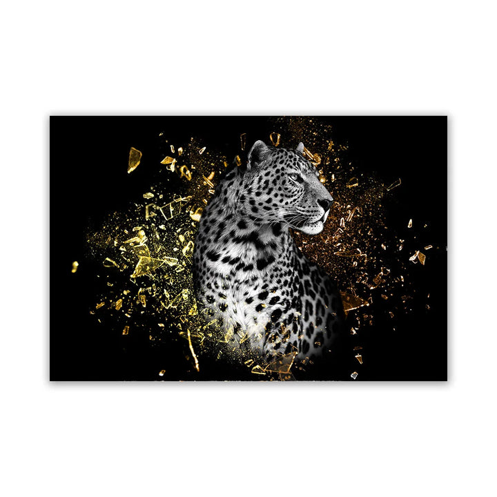 Moderne wilde Tierplakate Wandkunst Fein Kunstleinwanddrucke Löwe Elefant Leopard Zebra Bilder für Wohnzimmer Bürodekoration