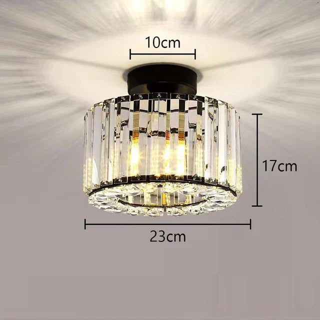 Elegante Kristall Deckenleuchte – Luxuriöse Beleuchtung für Wohnzimmer und Flur | Karnz
