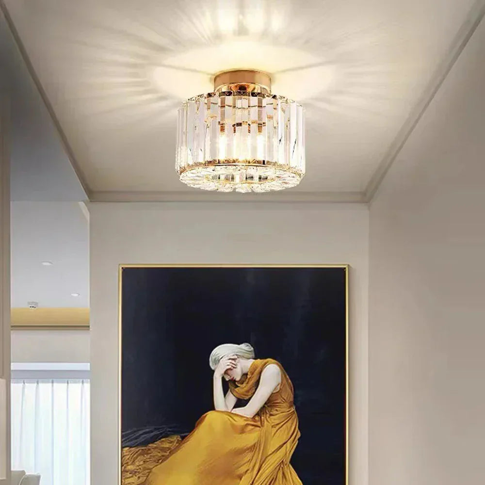 Luxuriöse Kristall-Deckenleuchte – Moderner Glanz für Wohnzimmer, Schlafzimmer und Flur