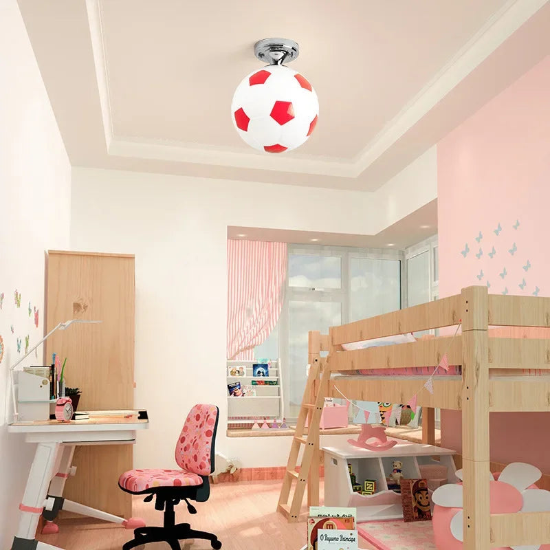 LED Deckenleuchte im ball-Design - Kinderzimmer Lampe mit Glaskugel | Karnz