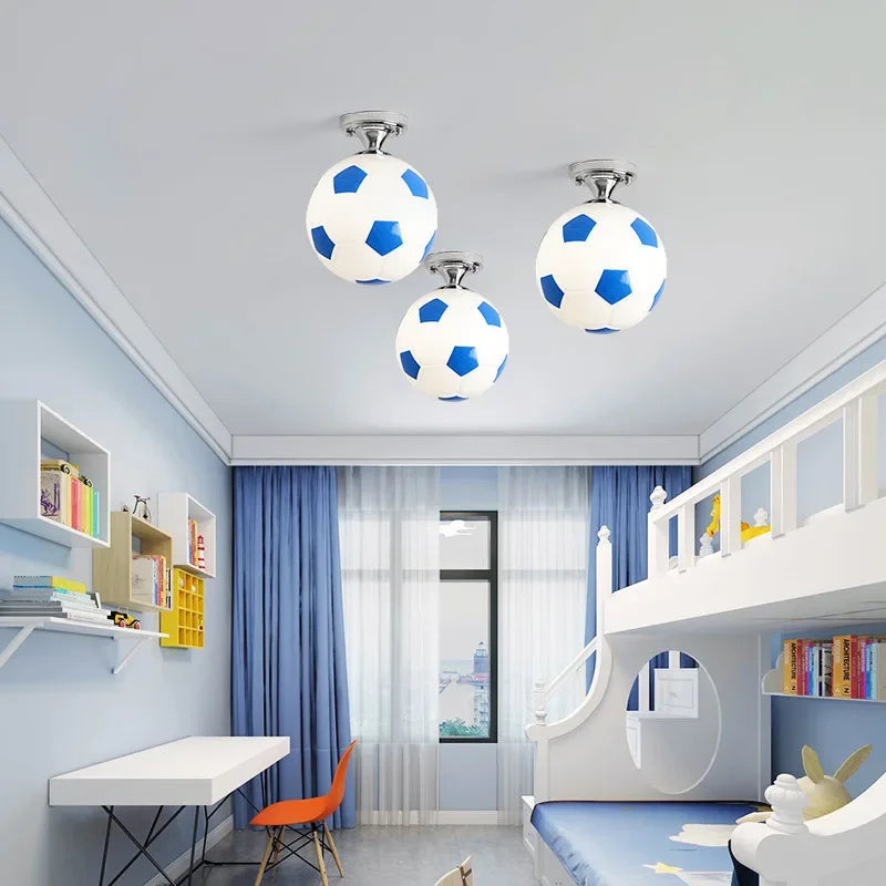 LED Deckenleuchte im ball-Design - Kinderzimmer Lampe mit Glaskugel | Karnz