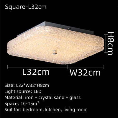 Eleganter LED-Kronleuchter – Moderne Deckenleuchte mit Kristall für Wohnzimmer und Schlafzimmer | Karnz