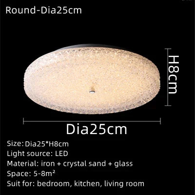 Eleganter LED-Kronleuchter – Moderne Deckenleuchte mit Kristall für Wohnzimmer und Schlafzimmer | Karnz