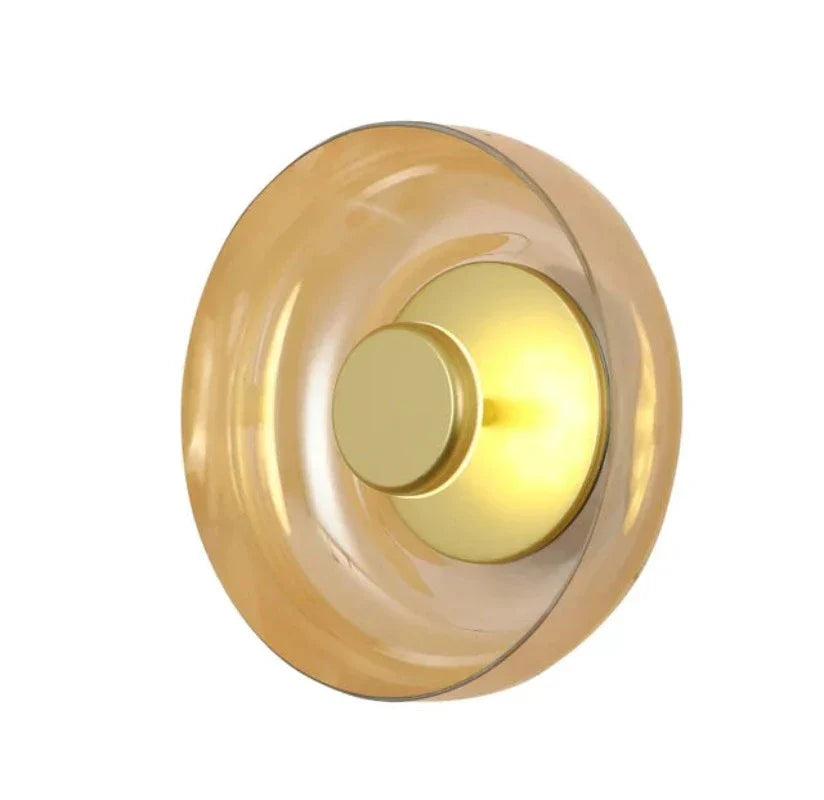 Elegante Hängende Wandlampe mit Glasschale | Zeitloses Design & Angenehmes Licht für Stilvolle Wandbeleuchtung | Karnz