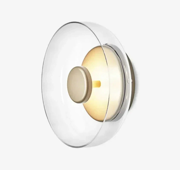 Elegante Hängende Wandlampe mit Glasschale | Zeitloses Design & Angenehmes Licht für Stilvolle Wandbeleuchtung | Karnz