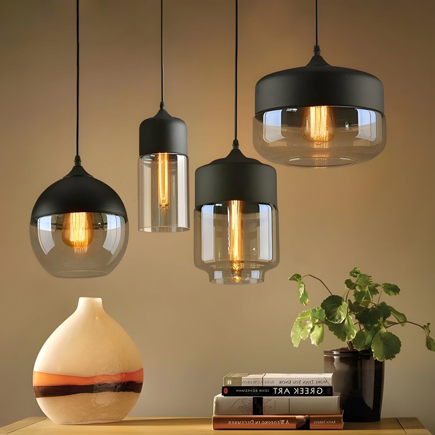 LED-Pendelleuchte aus Glas – Modernes, skandinavisches Design für stilvolle Wohnräume | Karnz