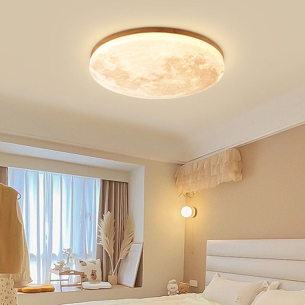 Moon Round | Minimalistische runde LED-Deckenleuchte | Karnz