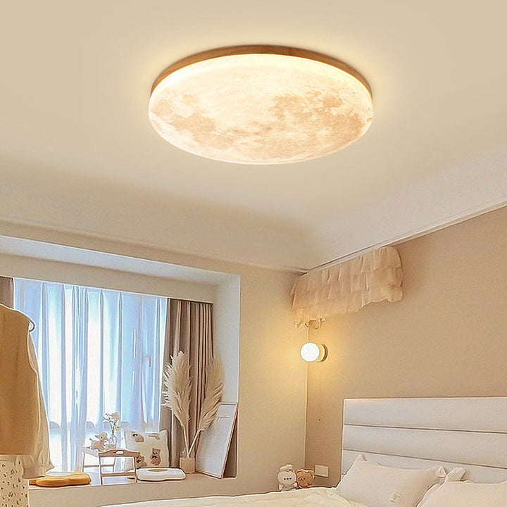 Moon Round | Minimalistische runde LED-Deckenleuchte | Karnz