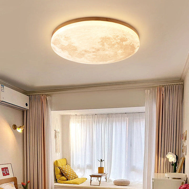 Moon Round | Minimalistische runde LED-Deckenleuchte | Karnz
