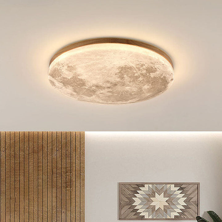 Moon Round | Minimalistische runde LED-Deckenleuchte | Karnz