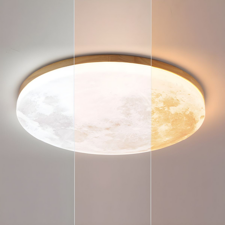 Moon Round | Minimalistische runde LED-Deckenleuchte | Karnz