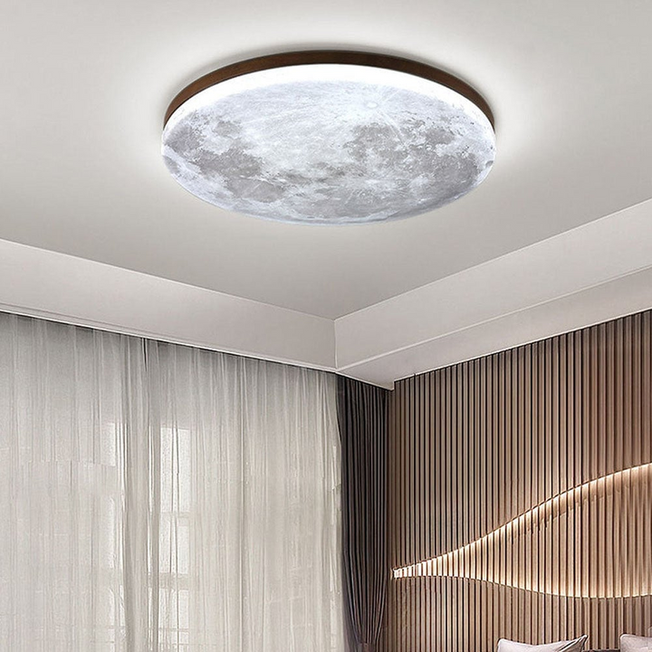 Moon Round | Minimalistische runde LED-Deckenleuchte | Karnz