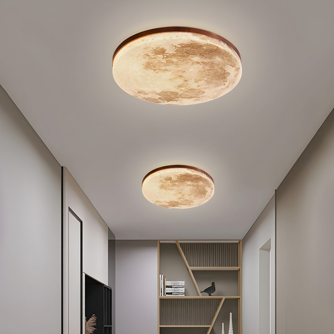 Moon Round | Minimalistische runde LED-Deckenleuchte | Karnz