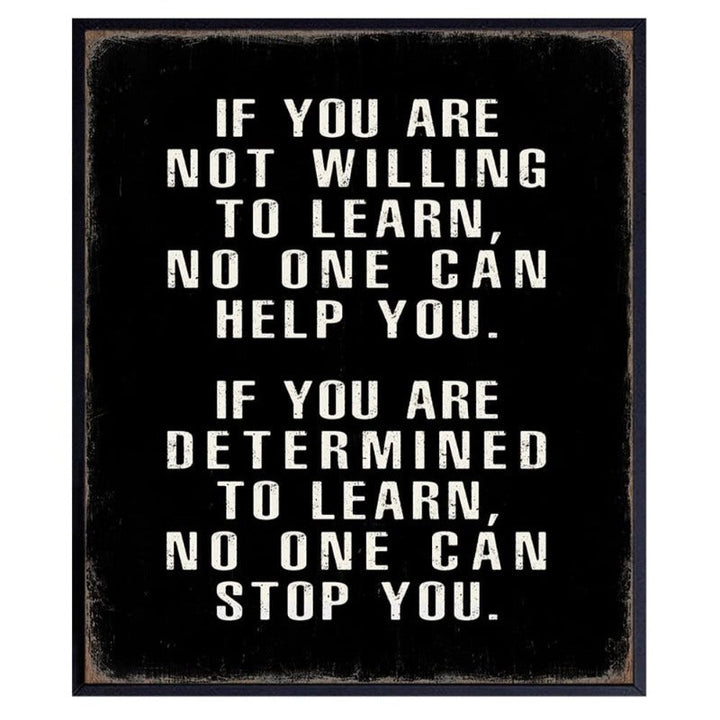 Wandbild & Dekoration: Motivationsposter