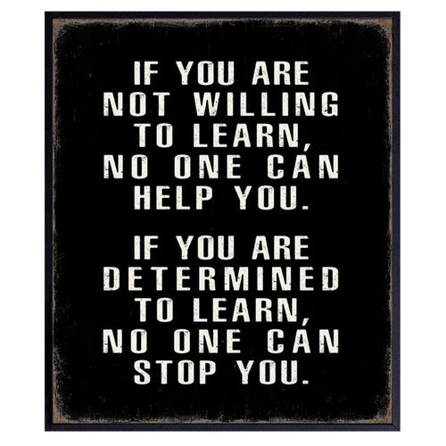 Wandbild & Dekoration: Motivationsposter