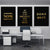 Motivationsworte Wandkunst Fein Kunst Leinwanddrucke Schwarz & Weiß Inspirierende Zitate Poster Für Wohnzimmer Schlafzimmer Arbeitszimmer Kunst Dekor | Karnz