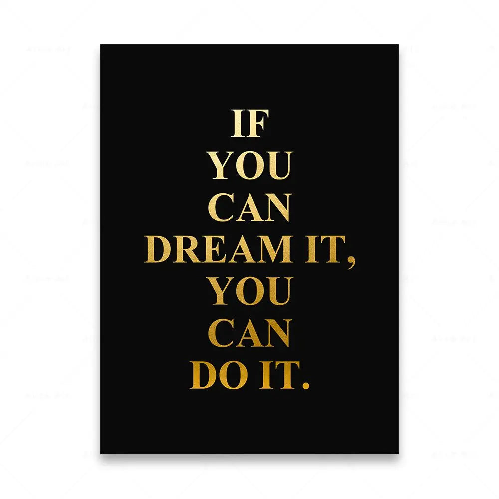 Motivationswörter Wandkunst Fein Kunst Leinwanddrucke Schwarz & Weiß Inspirierende Zitate Poster Für Wohnzimmer Schlafzimmer Arbeitszimmer Kunstdekoration