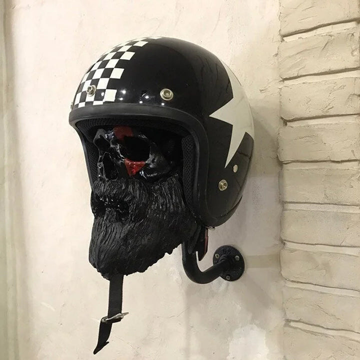 Skull Motorradhelm Halter | Karnz