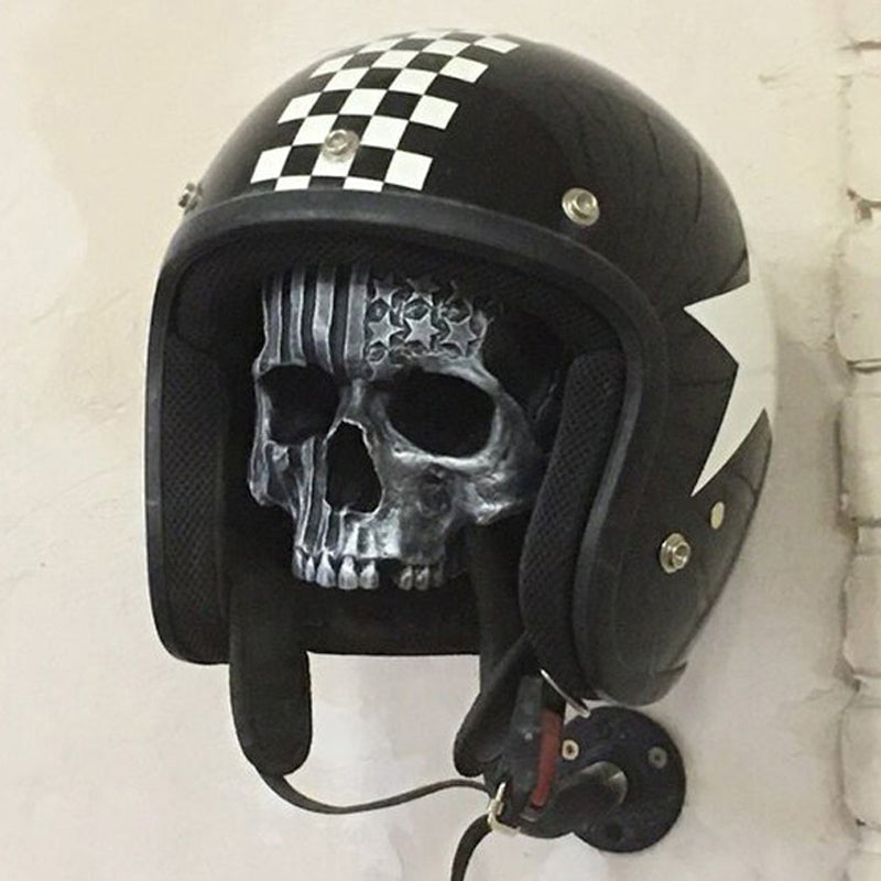 Skull Motorradhelm Halter | Karnz