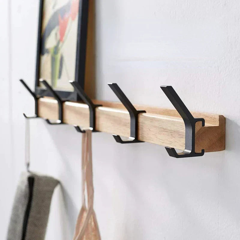 HaakFlex | Wandschrank mit 5 verstellbaren Doppelhaken – Skandinavisches Design