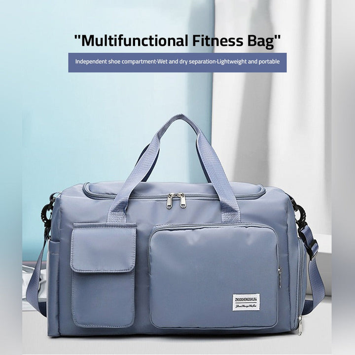 Reisetasche mit mehreren Fächern, Sport- und Fitnessstudiotasche mit separatem Schuhfach