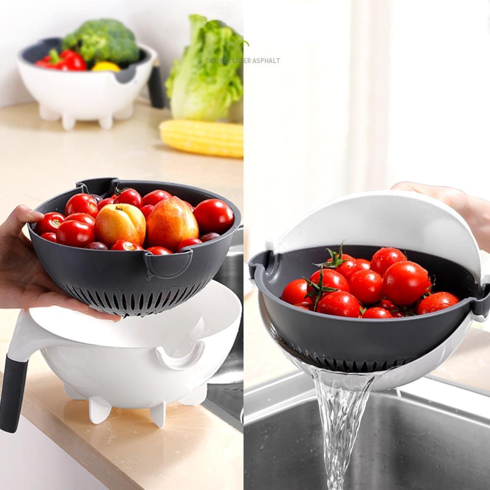 Cut N' Drain Veggie Slicing Bowl | Karnz