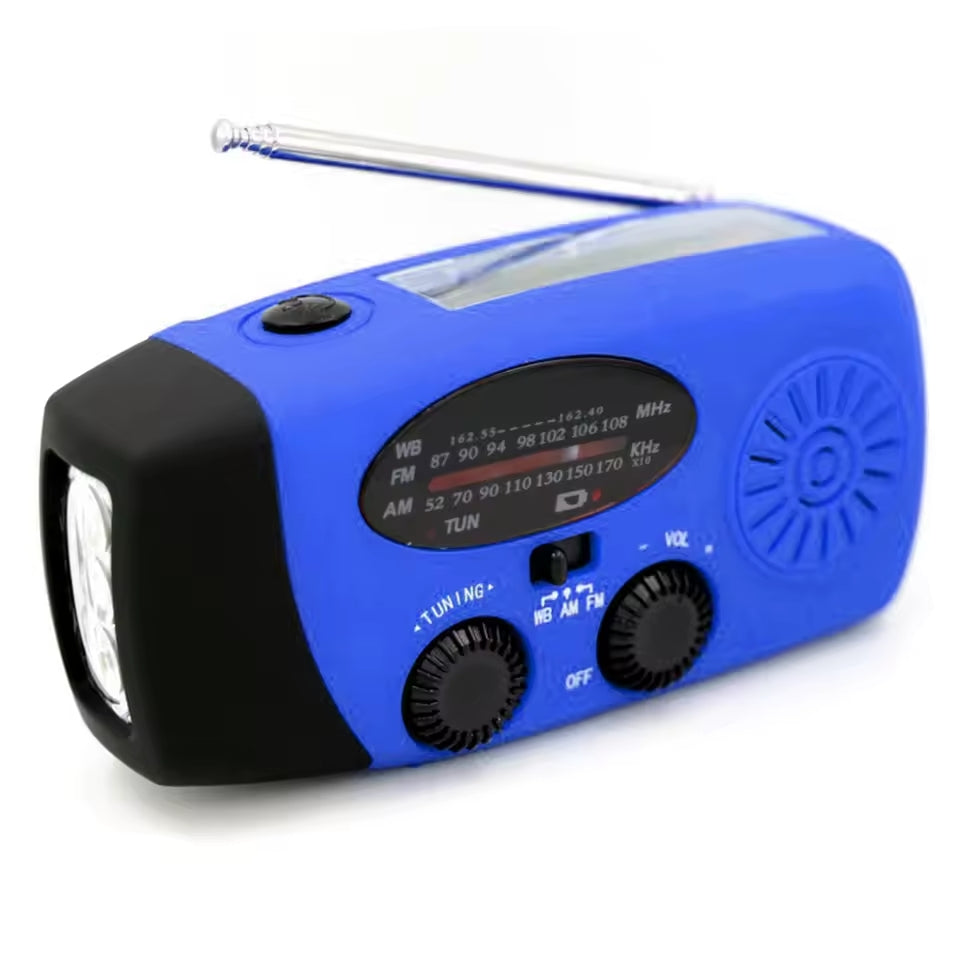 Kaufen Sie Multifunktionales Notfallradio – Ladefunktion mit LED-Taschenlampe und Handgenerator für Mobiltelefone – Bestes Notfallradio | Karnz