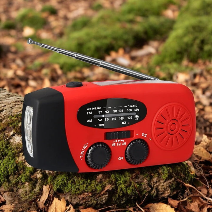 Kaufen Sie Multifunktionales Notfallradio – Ladefunktion mit LED-Taschenlampe und Handgenerator für Mobiltelefone – Bestes Notfallradio | Karnz