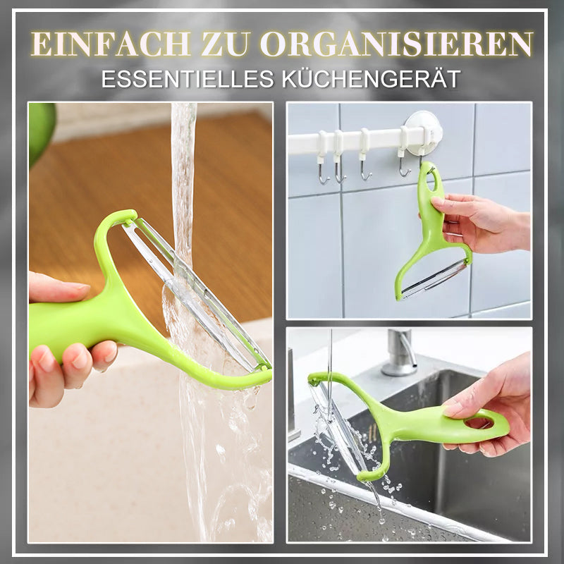 Multifunktionaler extrabreiter Y-Schäler aus Edelstahl | Karnz