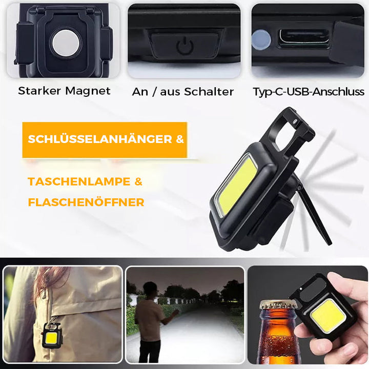 Multifunktionales Tragbares Wiederaufladbares Notlicht | Karnz