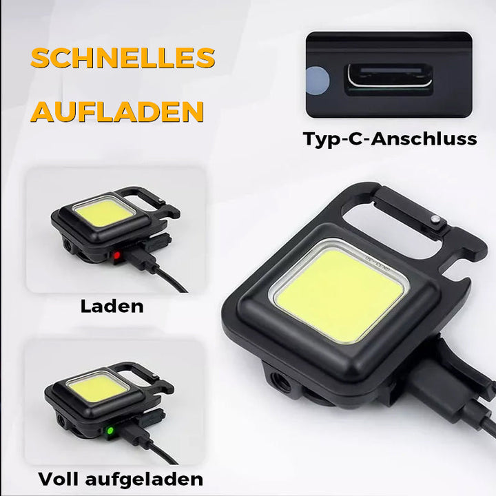 Multifunktionales Tragbares Wiederaufladbares Notlicht | Karnz
