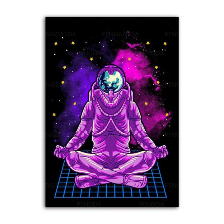 Vaporwave-Astronaut – Leinwandbilder