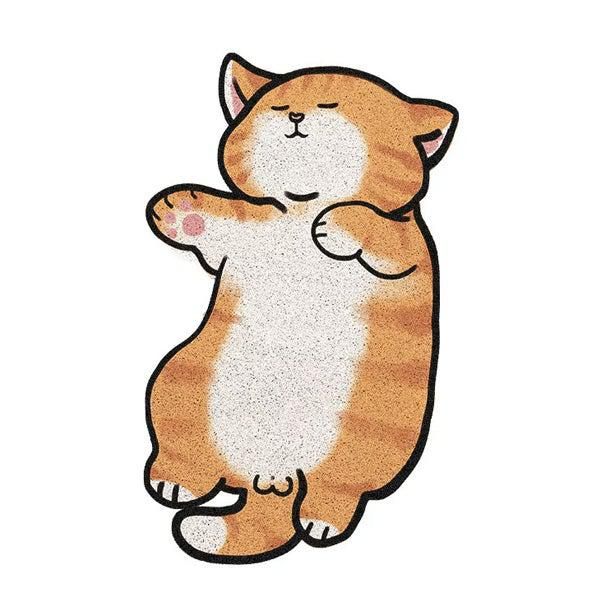 Napping Ballsy Cat Rutschfester Fußmatte Teppich | Karnz