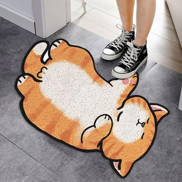 Napping Ballsy Cat Rutschfester Fußmatte Teppich | Karnz