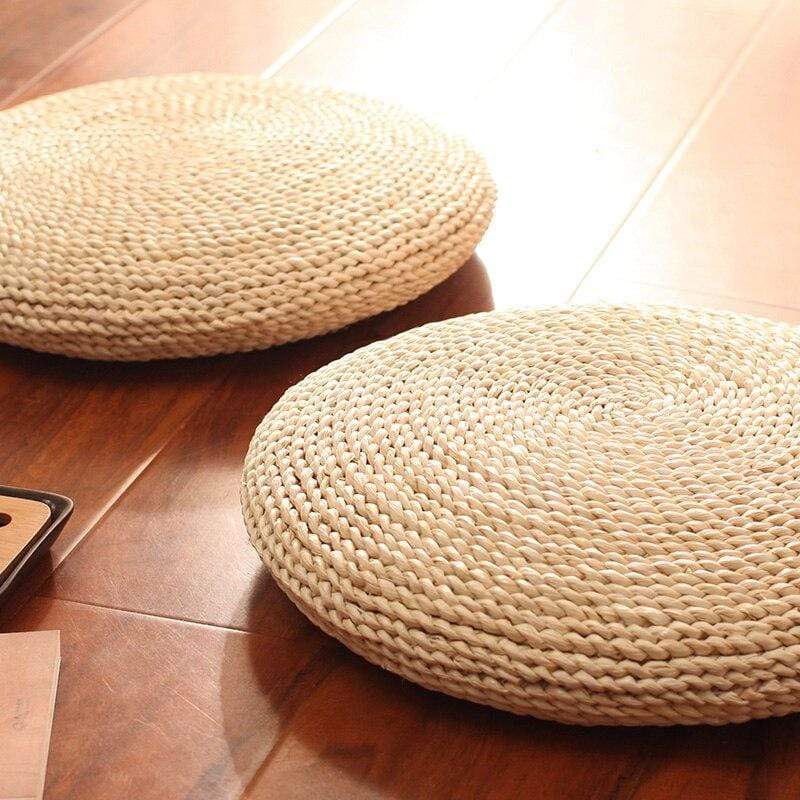 Natürliche Tatami-Strohboden-Kissen Karnz