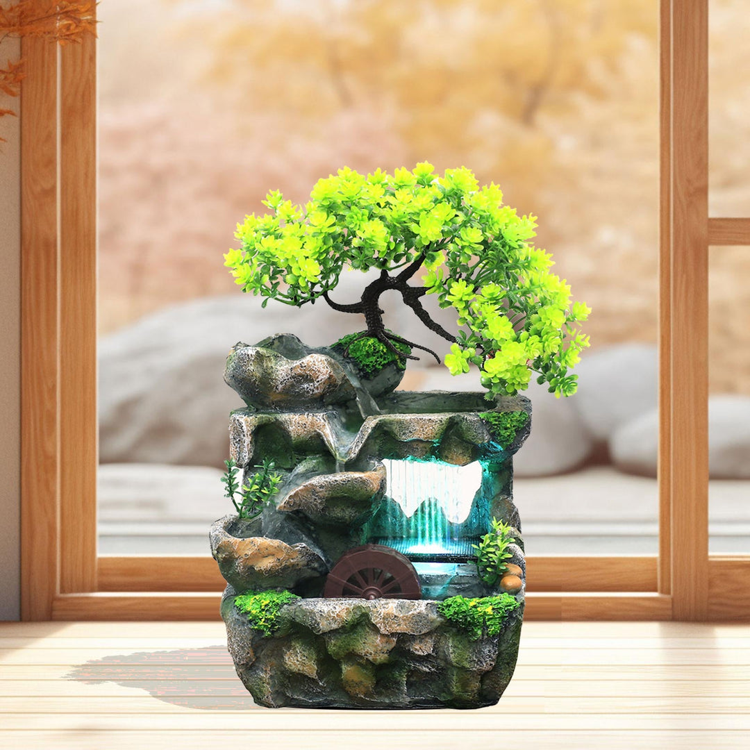 Natürlicher Mini-Baum Wasserfall Tischbrunnen | Karnz