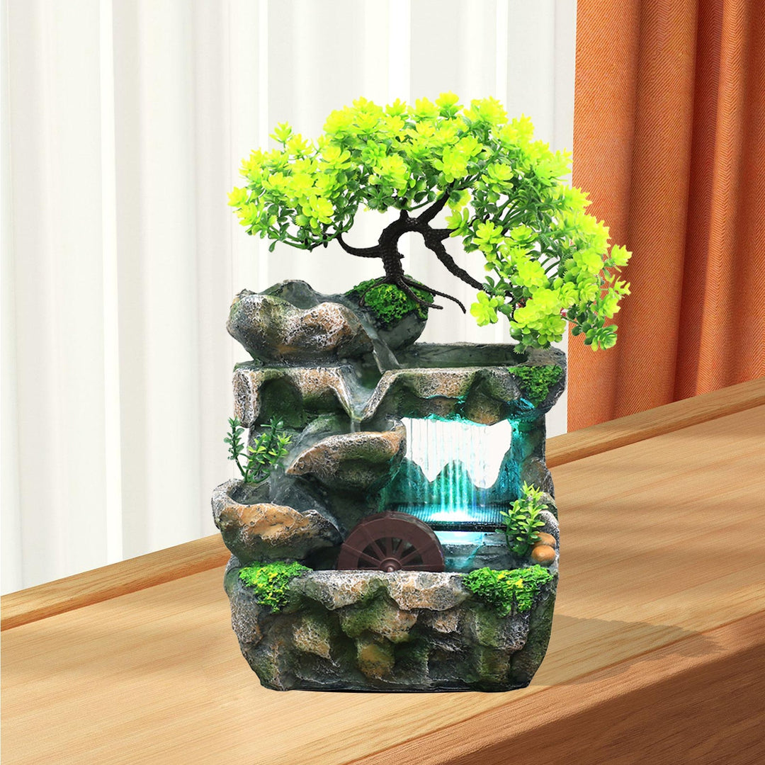 Natürlicher Mini-Baum Wasserfall Tischbrunnen | Karnz