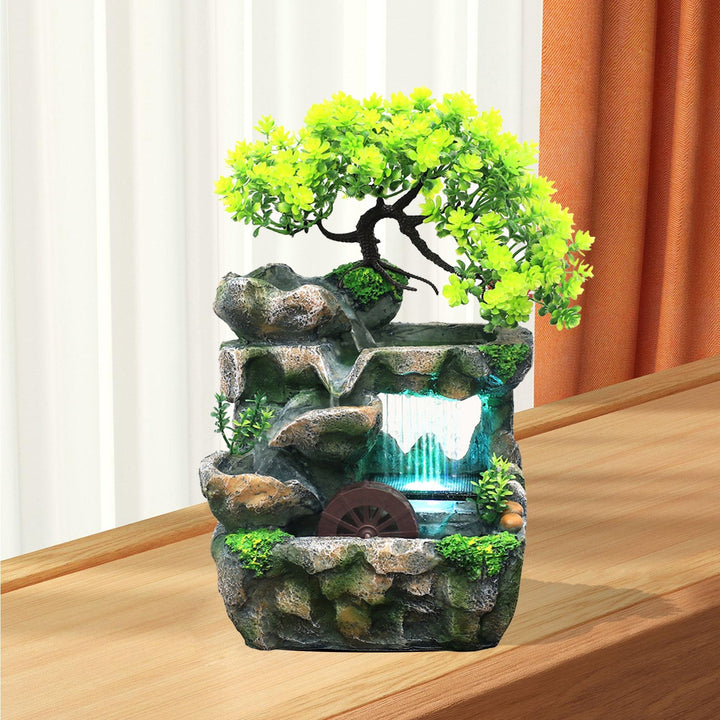 Natürlicher Mini-Baum Wasserfall Tischbrunnen | Karnz
